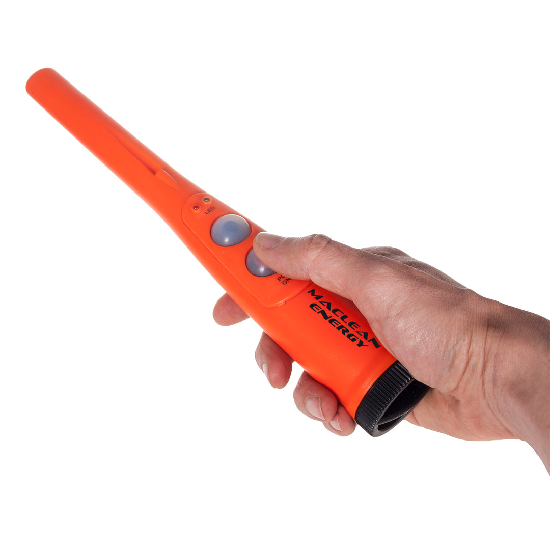 Vízálló fémdetektor pinpointer + tok Nagyon hasznos eszköz a kincsvadászoknak - idősebb és fiatal Maclean Energy MCE952
