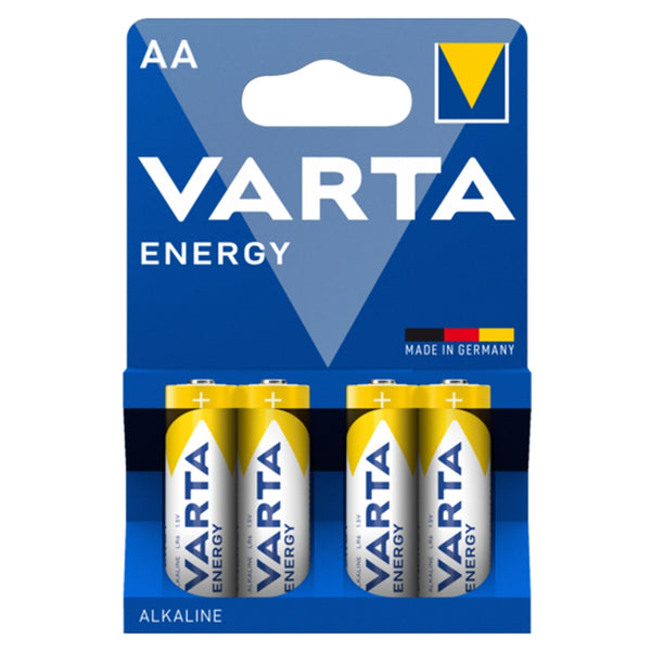 4 db R-06 LR06 AA 1,5 V-os Varta Energy alkáli elem