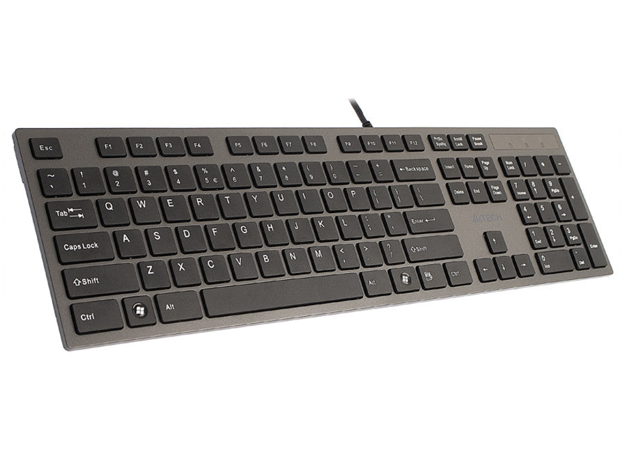 Billentyűzet KV-300H Vékony USB hub USB A4-Tech ultra lapos