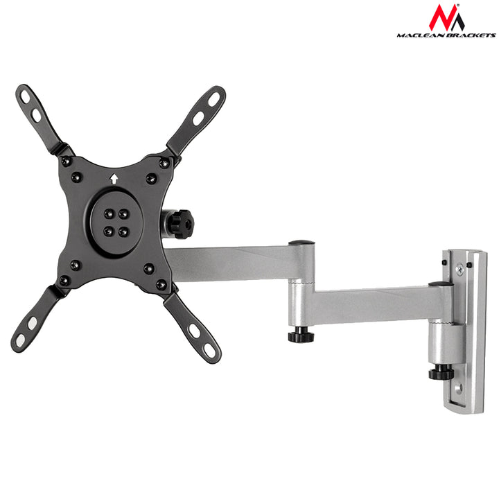 TV tartó 13 &#39;&#39; - 42 &#39;&#39; fekete szín max. 20 kg-ig VESA 200x200 pozicionálási védelem Maclean MC-675