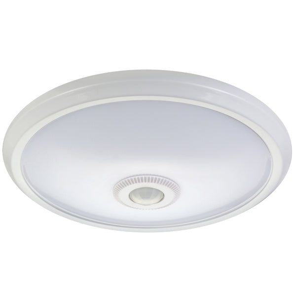 LED mennyezeti lámpa 12W áram érzékelővel és vészhelyzeti tápegységgel Maclean Energy MCE131 ACU 6m