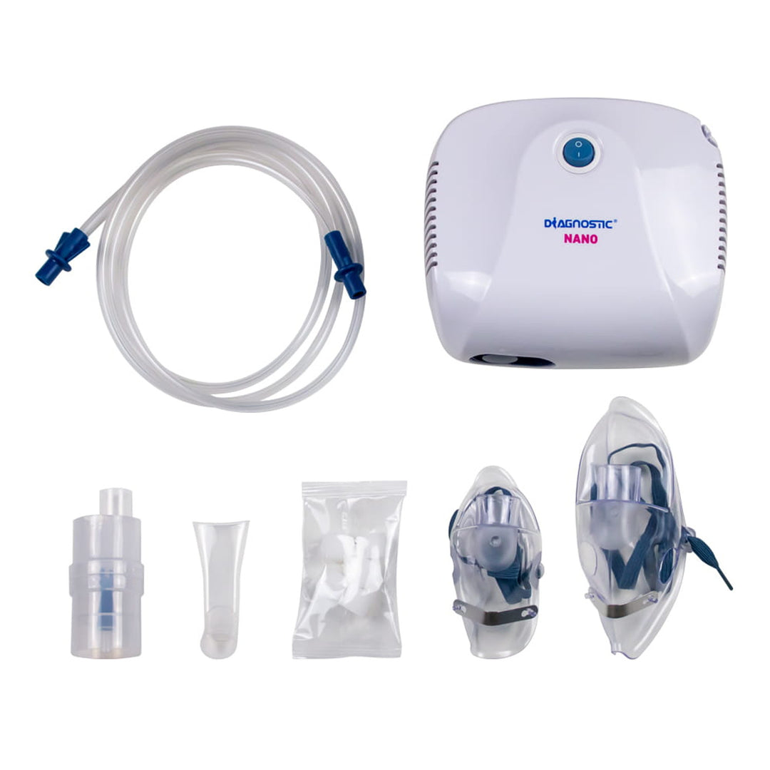 Diagnostic Nano 2 kompresszoros dugattyús inhalátor, 2 maszk