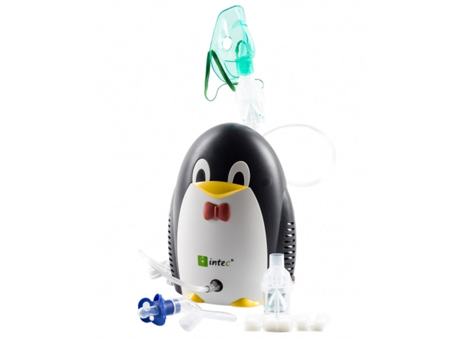 INTEC pingvin inhalátor felnőttek, gyermekek és újszülöttek, asztma, allergia, COPD