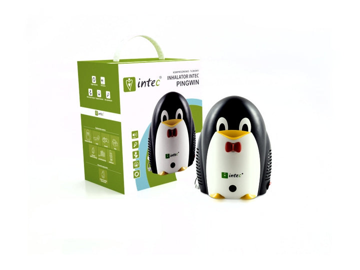 INTEC pingvin inhalátor felnőttek, gyermekek és újszülöttek, asztma, allergia, COPD