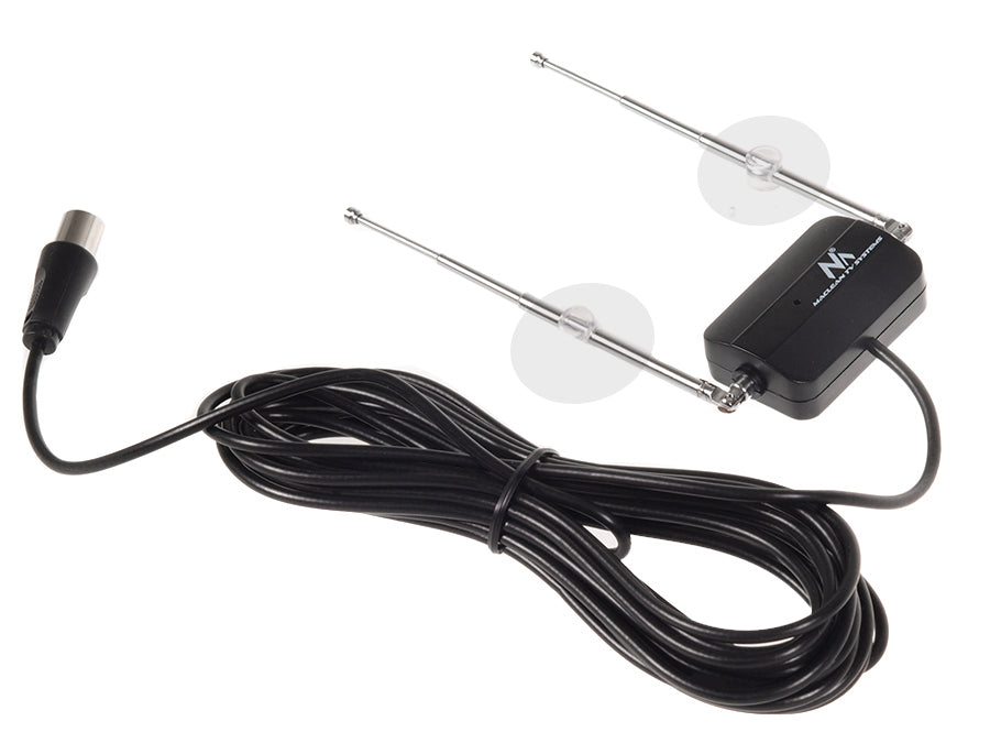 TV antenna DVB-T univerzális autós otthoni erősítő, tápegység. 5V vagy 12V Maclean MCTV-986