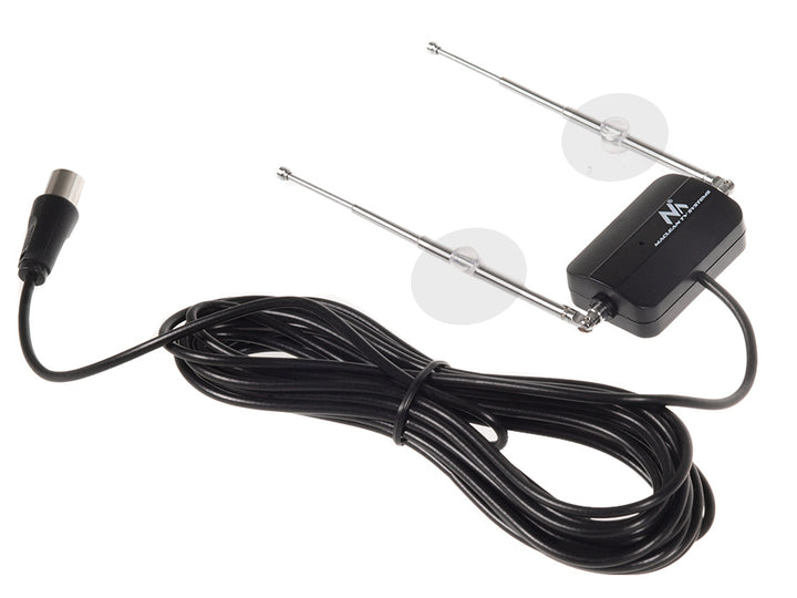 TV antenna DVB-T univerzális autós otthoni erősítő, tápegység. 5V vagy 12V Maclean MCTV-986