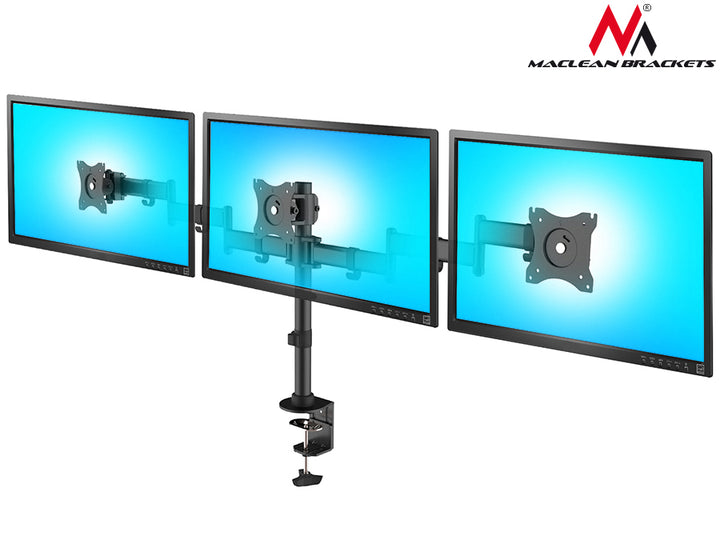 Asztali tartó 3 monitorhoz legfeljebb 3x LCD LED 27 "MONITOR
