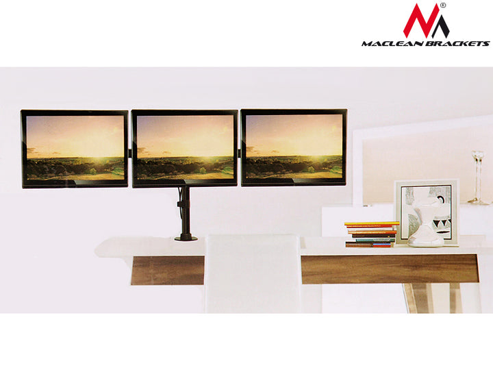 Asztali tartó 3 monitorhoz legfeljebb 3x LCD LED 27 "MONITOR