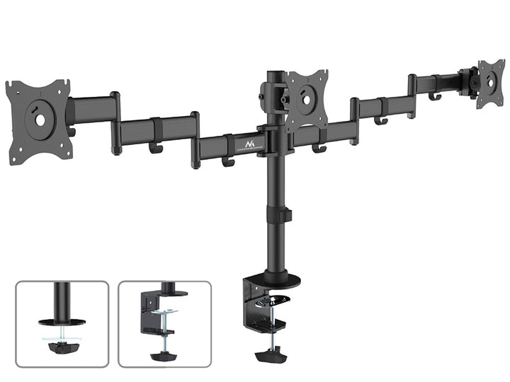 Asztali tartó 3 monitorhoz legfeljebb 3x LCD LED 27 "MONITOR