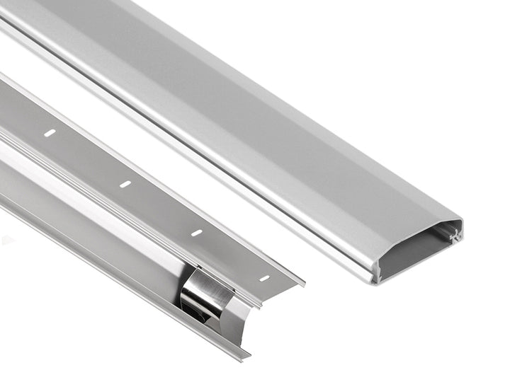 Maclean MC-693 S 60x20x750mm kábelvezető szalag Az alumínium könnyen nyitható és rend