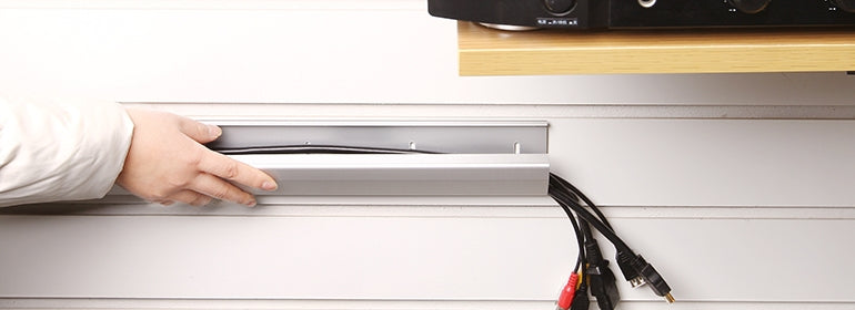 Maclean MC-693 S 60x20x750mm kábelvezető szalag Az alumínium könnyen nyitható és rend