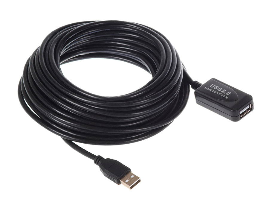 USB 2.0 bővítő kábel aktív 10 m Maclean MCTV-757
