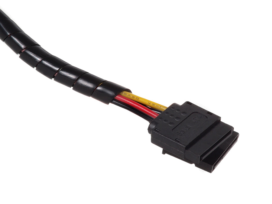 Fedél maszk Maclean MCTV-684 B (5 * 6 mm) 3 m kábel fekete spirál