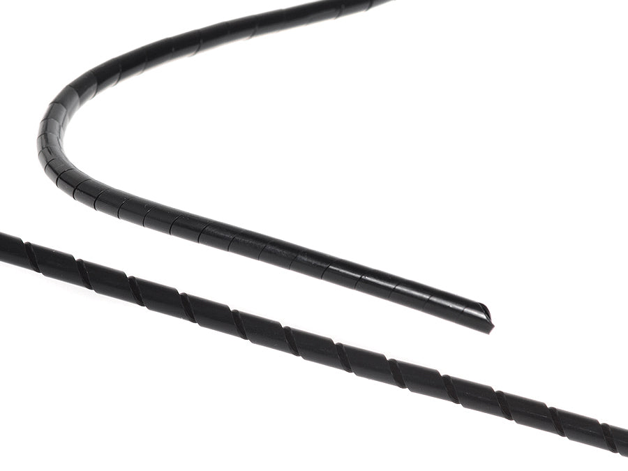 Fedél maszk Maclean MCTV-684 B (5 * 6 mm) 3 m kábel fekete spirál