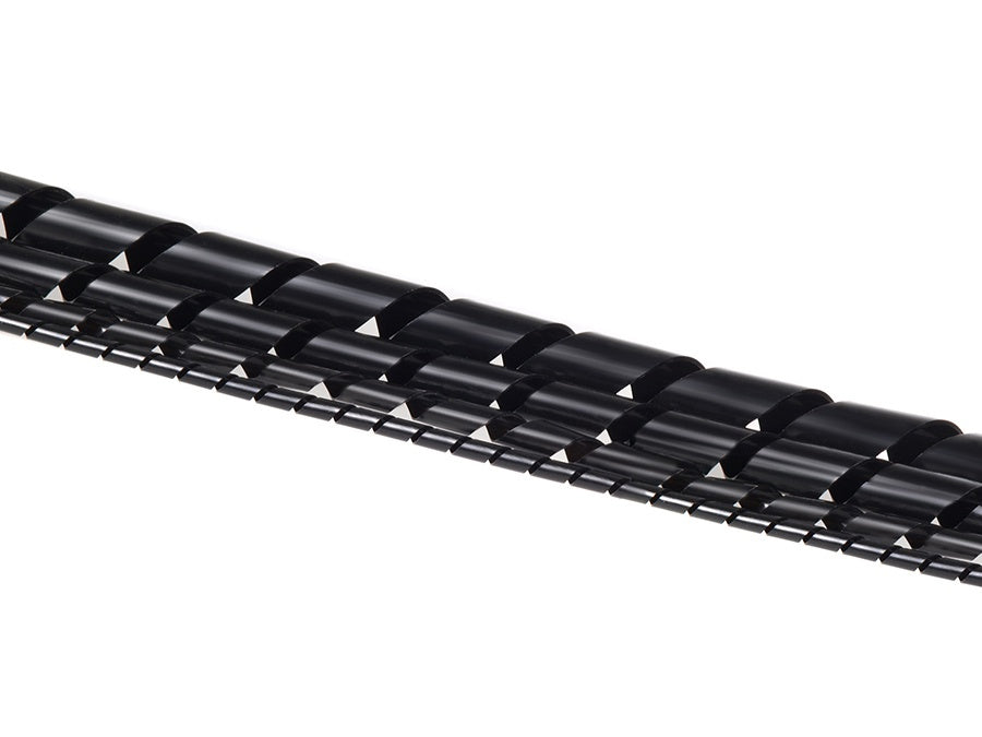 Fedél maszk Maclean MCTV-684 B (5 * 6 mm) 3 m kábel fekete spirál