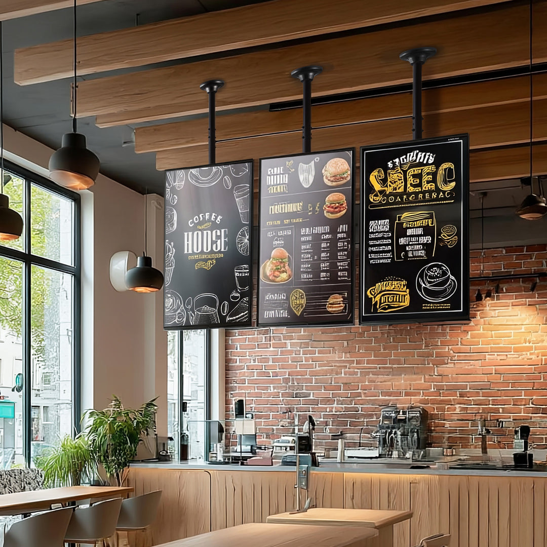 Univerzális mennyezetre szerelhető OLED QLED LCD monitor 23-100" max. 50 kg Max VESA 600x400