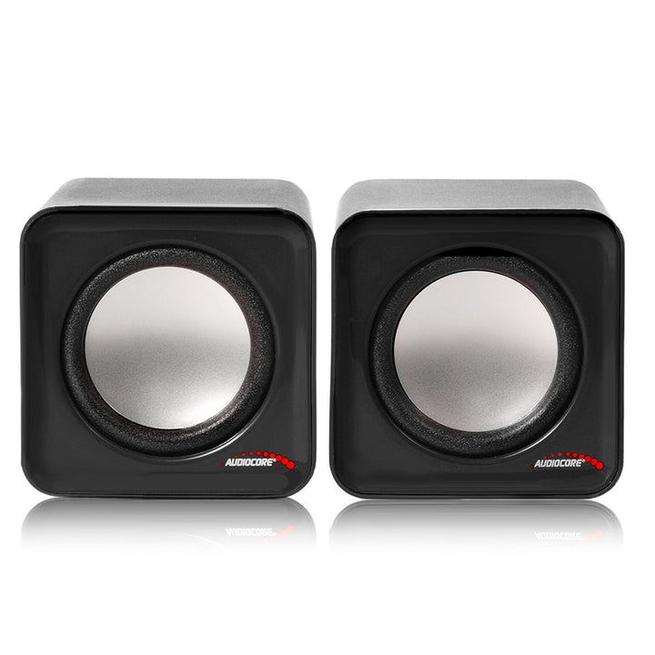 Számítógépes hangszórók 6W USB Ezüst és fekete Audiocore AC870 B