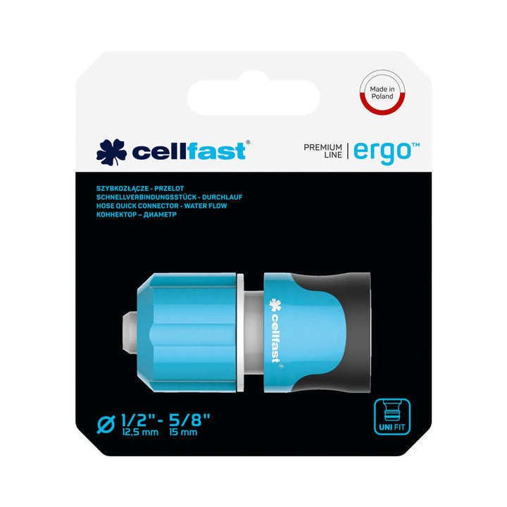 Gyorscsatlakozó 1/2" 5/8'' Cellfast Ergo 53-130