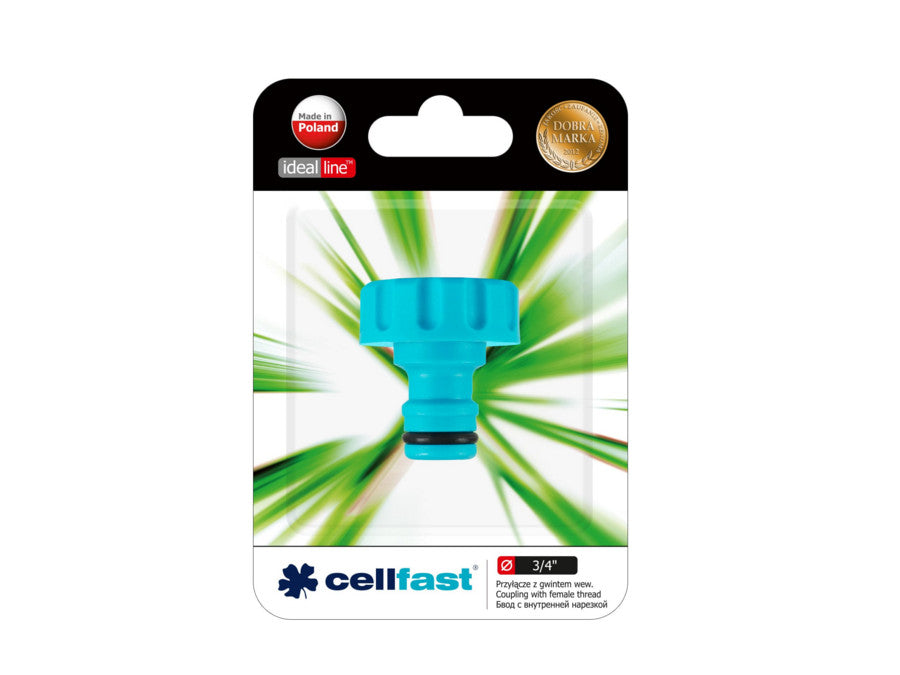 Cellfast Ideal Line Kerti tömlő Adapter csavarmenetes 3/4