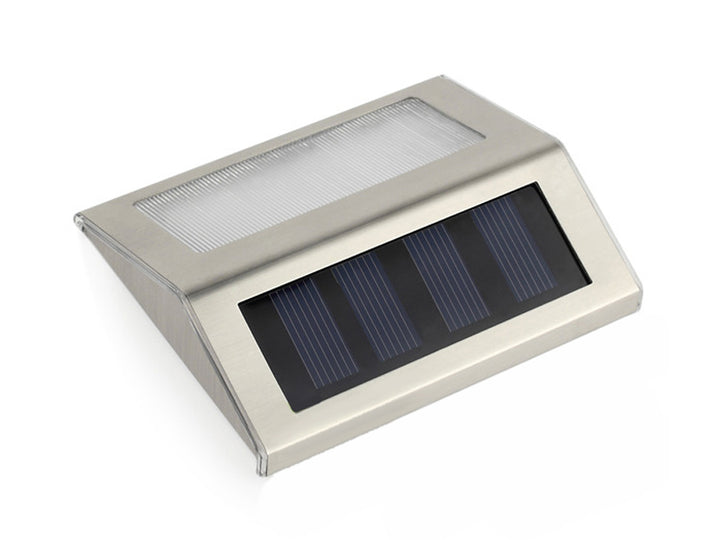 2LED napelemes lámpatartó lépcsőhöz MCE119 Maclean Energy Inox