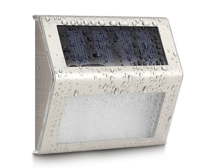2LED napelemes lámpatartó lépcsőhöz MCE119 Maclean Energy Inox