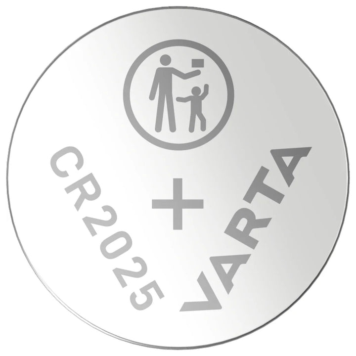 2x Varta CR 2025 lítium akkumulátorok, kiváló minőségű, 3V