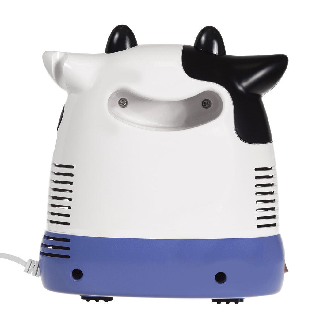 Inhalátor csecsemőknek Promedix PR-810 tehén, porlasztókészlet, maszkok, szűrők