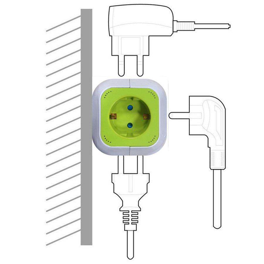 GreenBlue GB118G típusú dugaszolóaljzatok földelt e franciaval