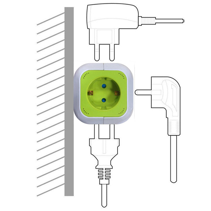 GreenBlue GB118G típusú dugaszolóaljzatok földelt e franciaval