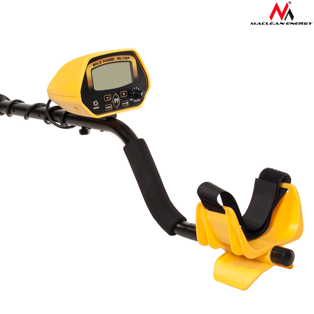 Fémdetektor Maclean MCE992 Energy Pinpoint Discriminator - sárga
