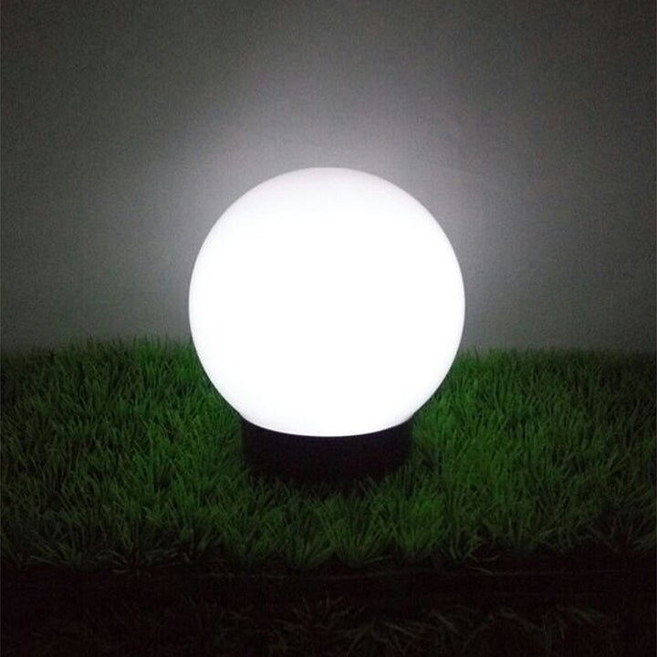 GreenBlue napelemes kerti állólámpa, gömb alakú, 15x15x48 cm, fehér LED, GB121