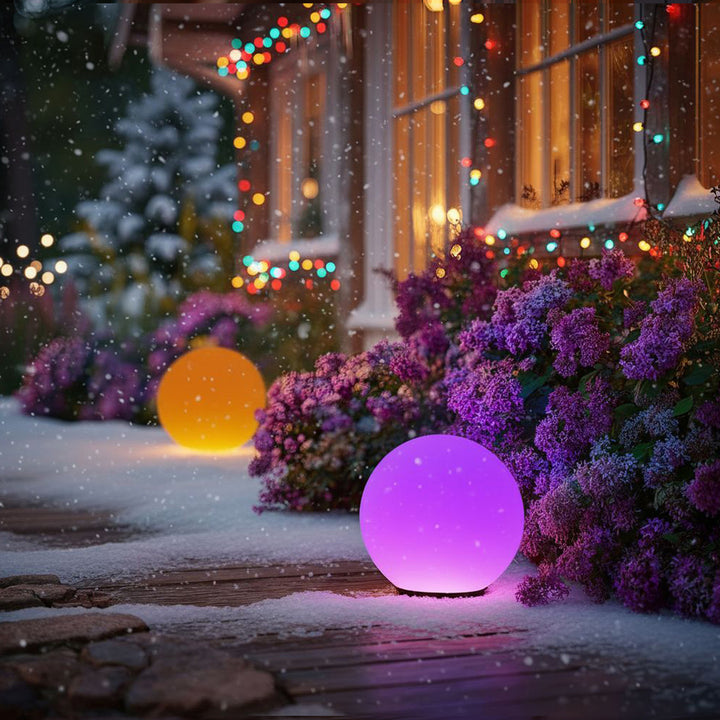 Garden LED Solar LED szabad lámpa GB165 25x25x58cm golyó, színes LED