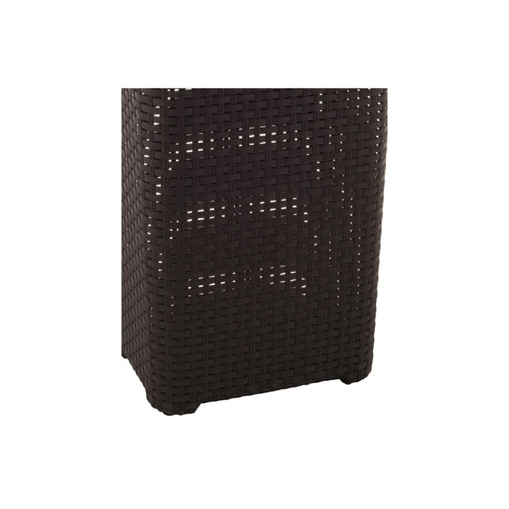 Curver szennyeskosár, áttört mintás, 40L, sötétbarna, Natural Style