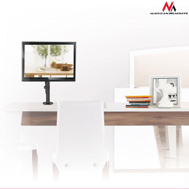 Asztali tartó Maclean MC-752 13-32 LCD monitorhoz 8kg vesa 75x75 és 100x100 karok