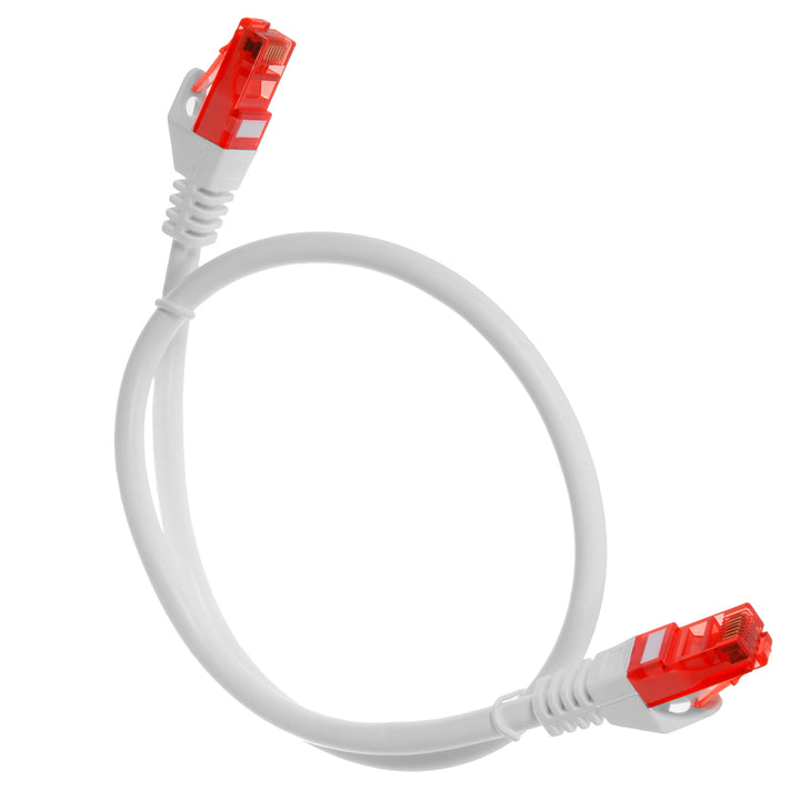 NET LAN CABLE NETWORK. ETHERNET RJ45 UTP CAT6 0,5M Maclean MCTV-300 W