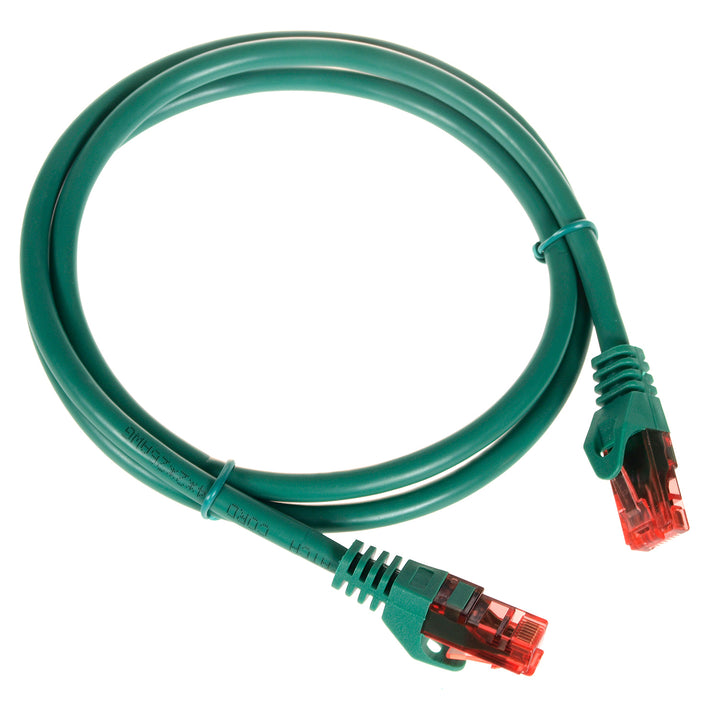 Kiváló minőségű patchcord UTP cat6 hím 1 m zöld Maclean MCTV-301 G