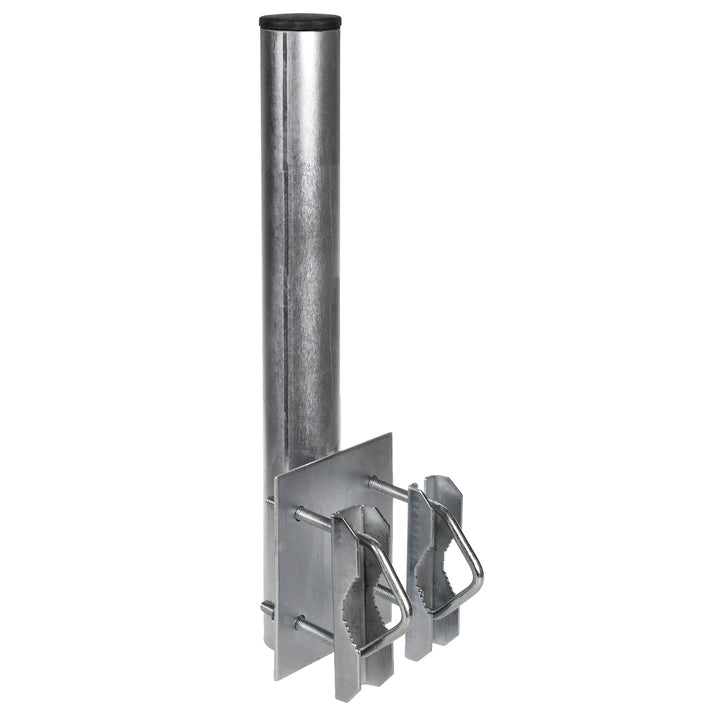 Tartó 40 cm-es Maclean MCTV-563 egyenes erkélyes antenna dupla bilincsrel
