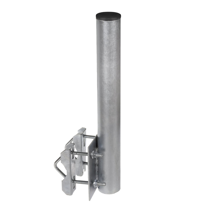 Tartó 40 cm-es Maclean MCTV-563 egyenes erkélyes antenna dupla bilincsrel