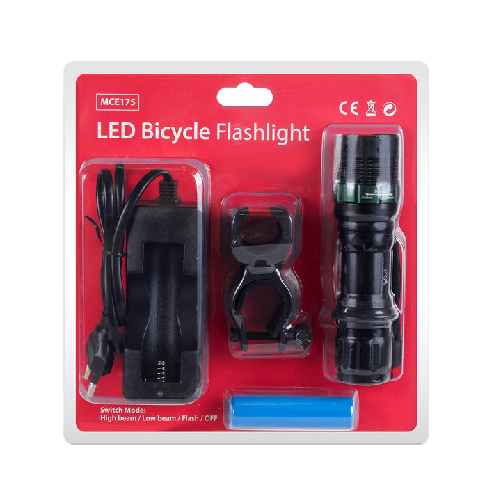 Maclean Energy MCE175 újratölthető Cree Torch Light 200 Lumen