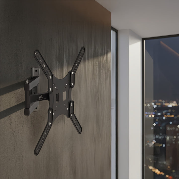 Maclean tartó TV-hez vagy monitorhoz, univerzális, max vesa 400x400, 13-60", 30kg, fekete, MC-759