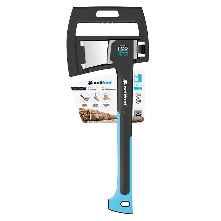 Cellfast fejsze, többcélú, edzett acél, 450 mm, U1100