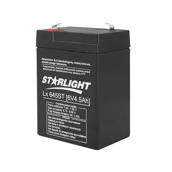 Gél akkumulátor LX 645 6V 4.5Ah karbantartásmentes AGM