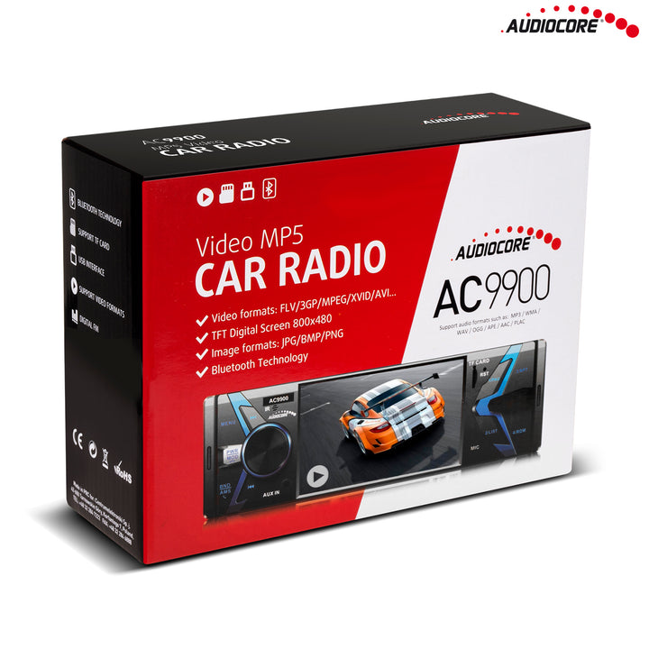 Audio rendszer Audiocore AC9900 MP5 AVI DivX Bluetooth kihangosító + távirányító