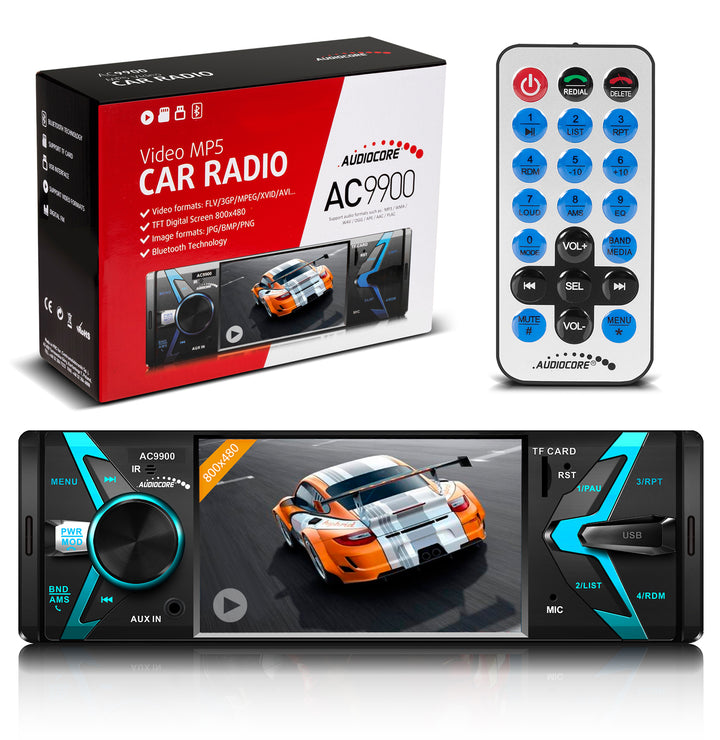 Audio rendszer Audiocore AC9900 MP5 AVI DivX Bluetooth kihangosító + távirányító