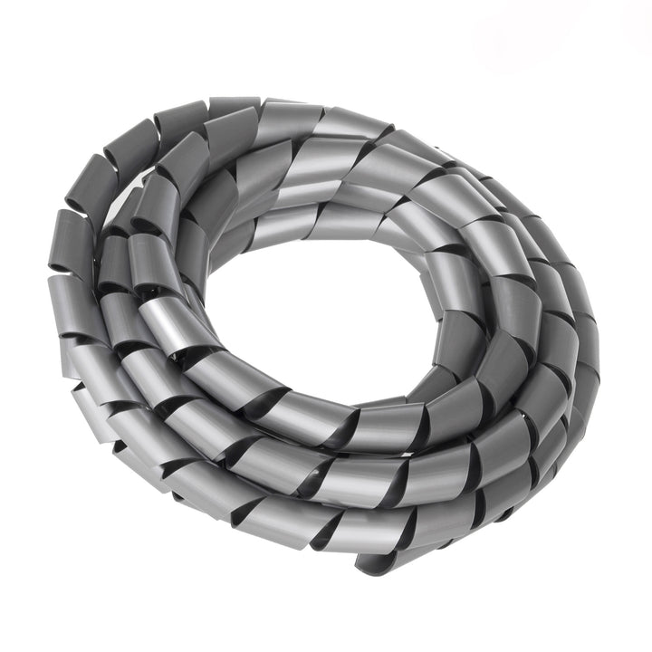 Fedél kábelekhez (20,4 x 22 mm) 3 m ezüst spirál Maclean MCTV-687S