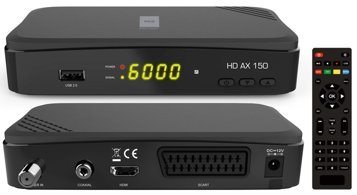 Tuner OPTICUM Full HD AX150 FTA USB PVR HDM 12V