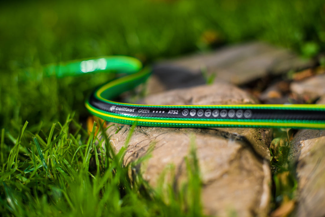 Kerti tömlő 1/2 "50m 5 réteg ATS2 ™ Cellfast Zöld ATS2 dupla keresztfonó