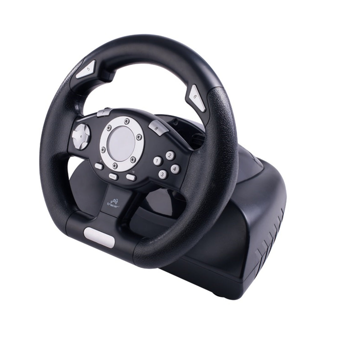 Racing wheel PC-hez USB SIERRA TRACER pedálok + játék