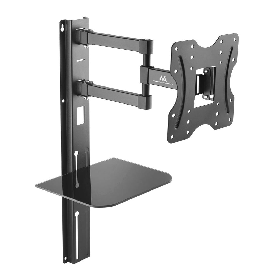 Maclean TV tartó DVD polccal, vesa 200x200 , 23"-42", 30kg, MC-771