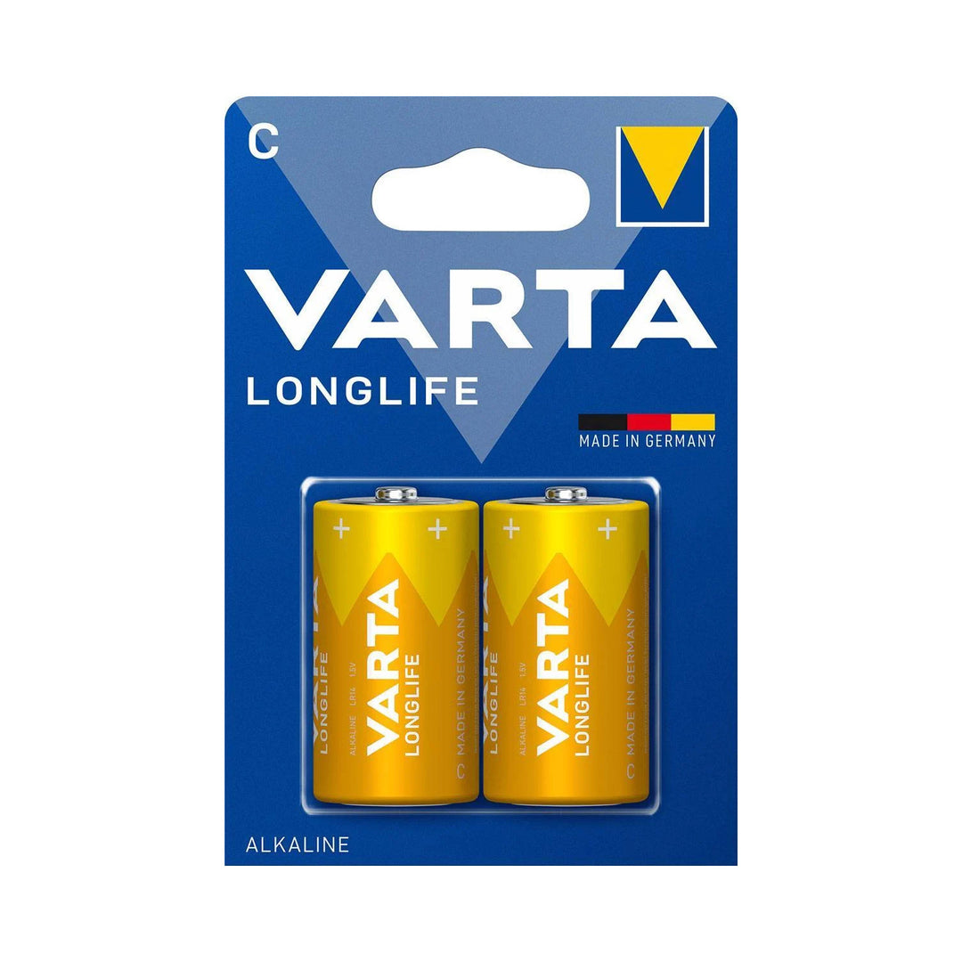 2x Varta R-14 LR14 C 1.5V alkáli elemek buborékcsomagolásban